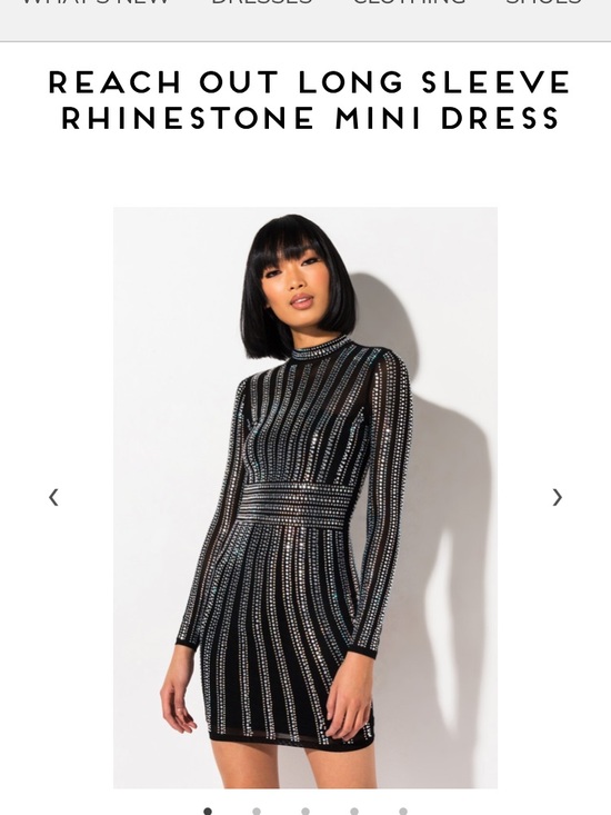 AKIRA Dresses & Skirts - AKIRA Rhinestone Mini Dress